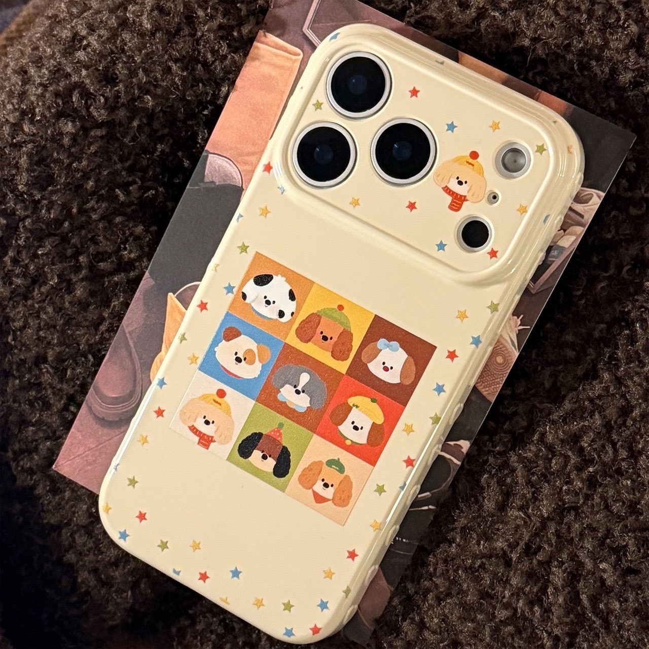 小狗九宮格手機殼