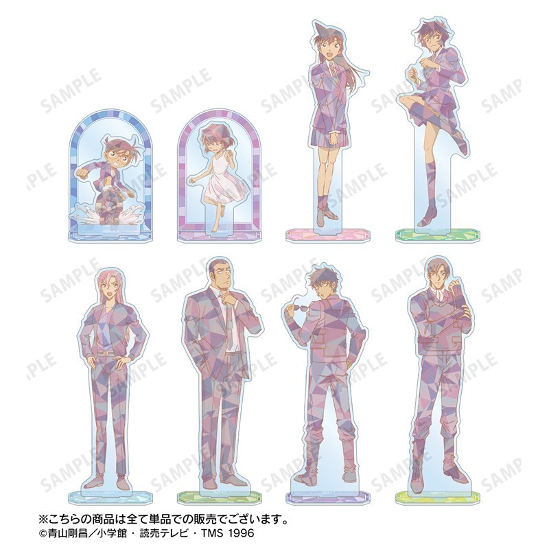 【預購】《名偵探柯南》立牌 稜鏡圖案系列｜毛利蘭、世良真純、松田陣平、萩原研二、萩原千速、橫溝重悟
