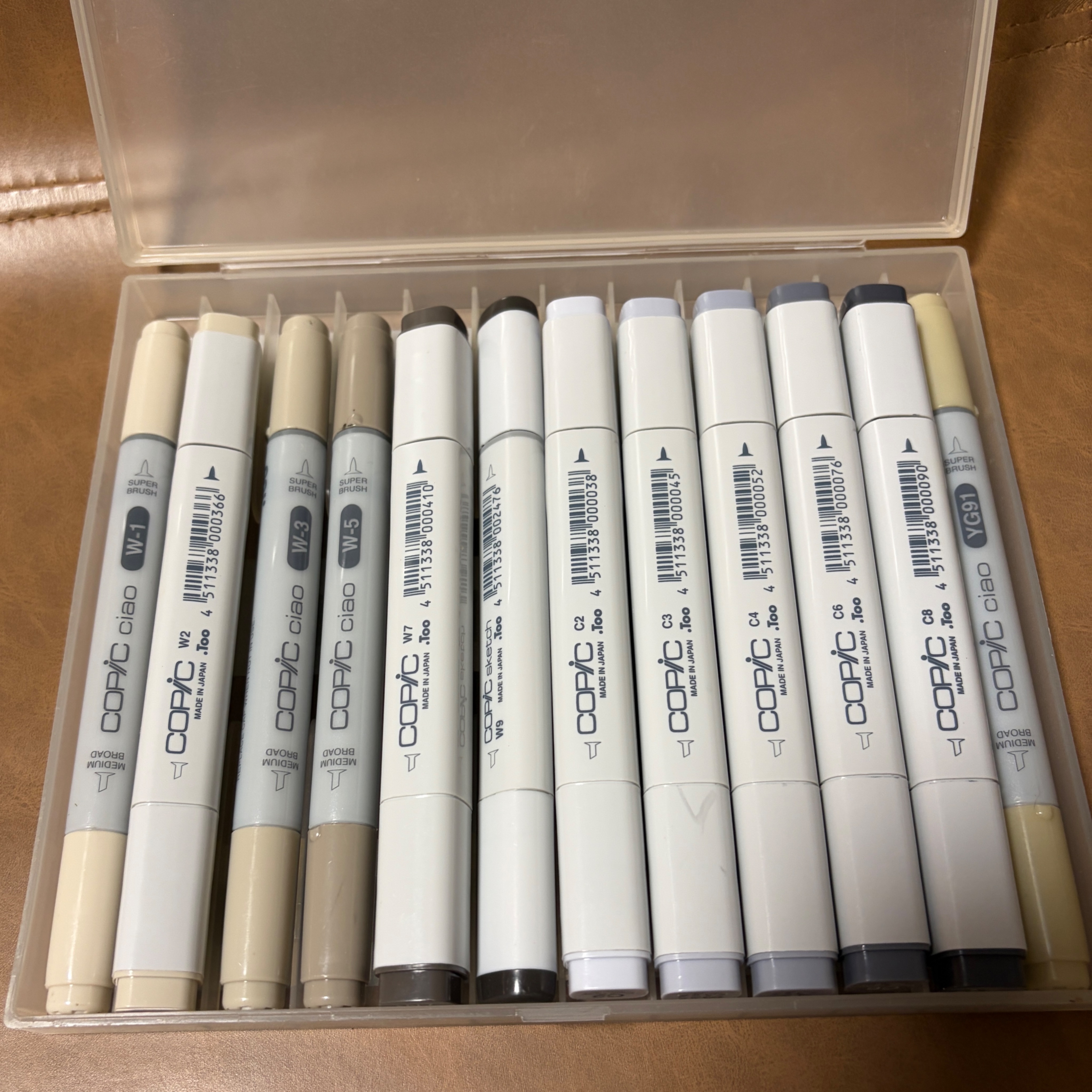 COPIC 墨水 麥克筆（室內設計考試選色）一