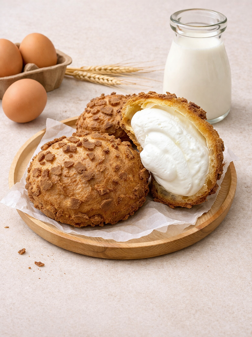 冰淇淋泡芙/卡士達原味