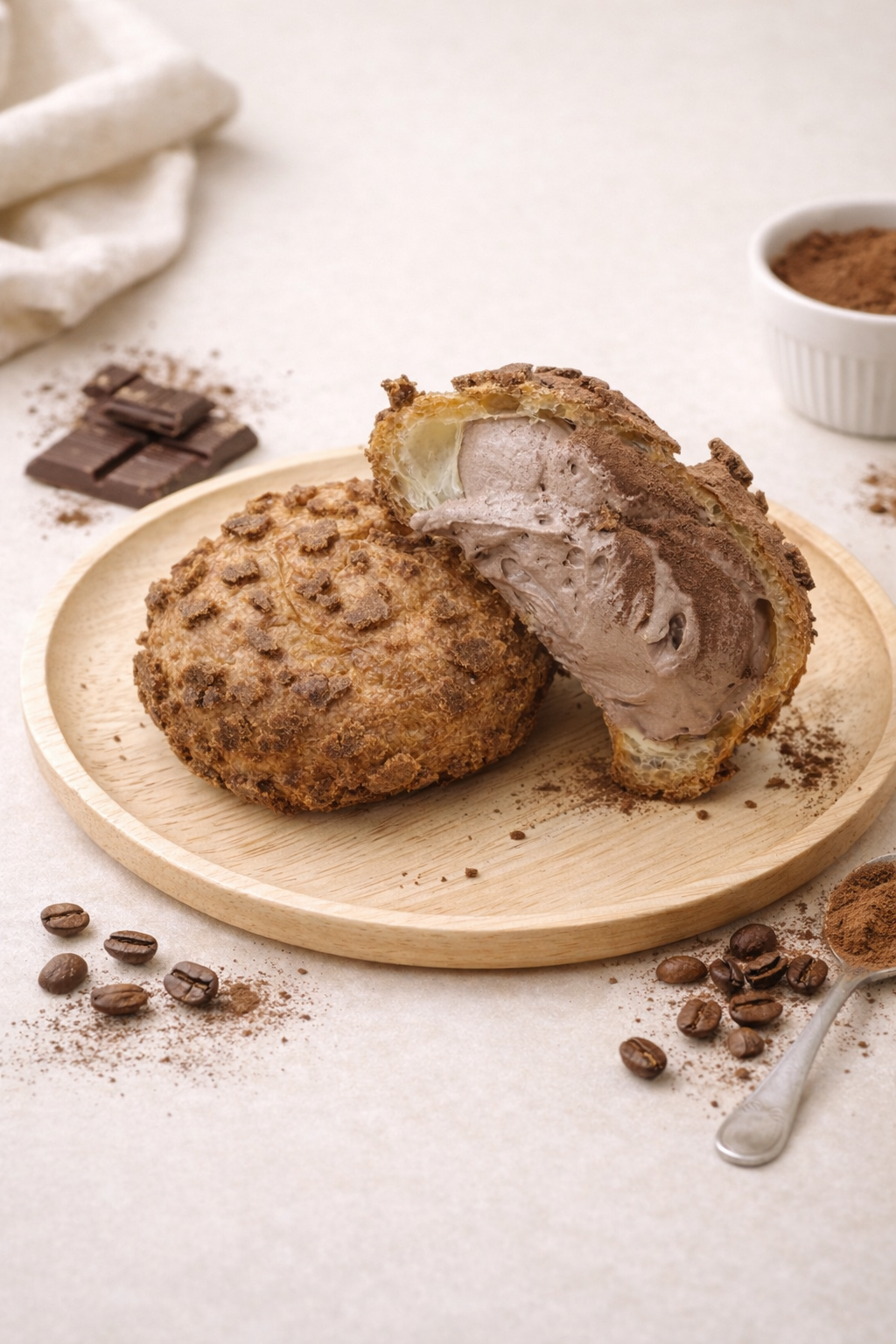 冰淇淋泡芙/法芙娜可可