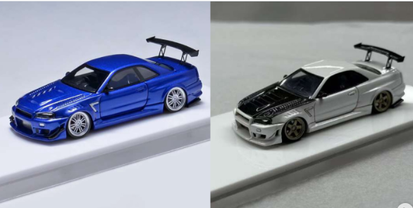 404error 定制 R34 改裝版 1:64 樹脂模型