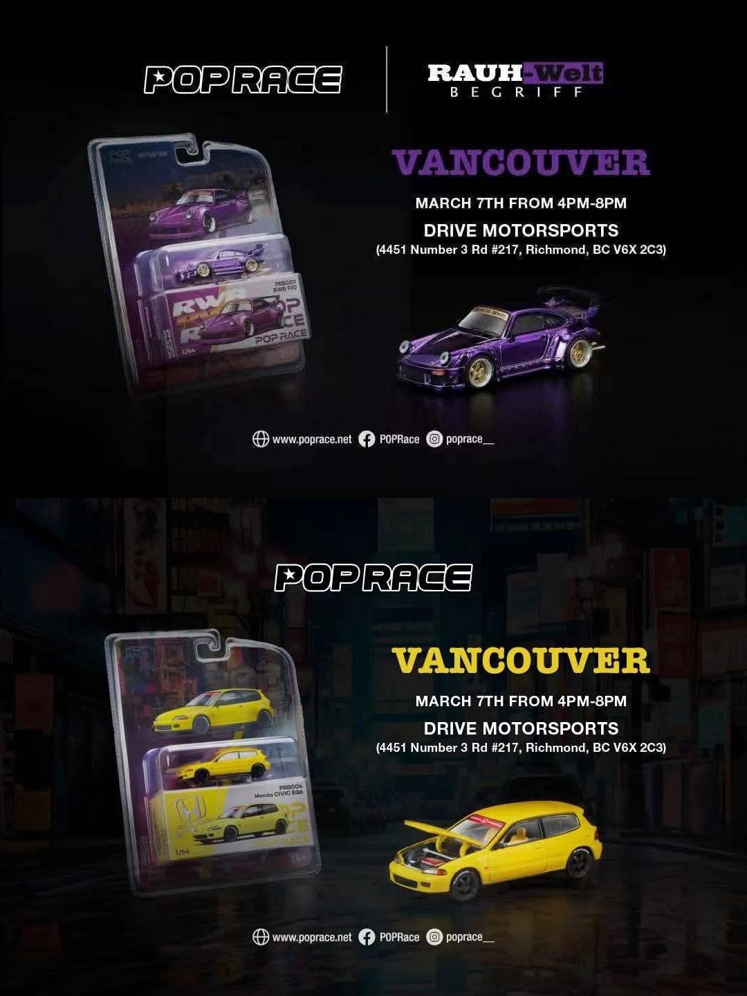 POP RACE 加拿大車聚限定