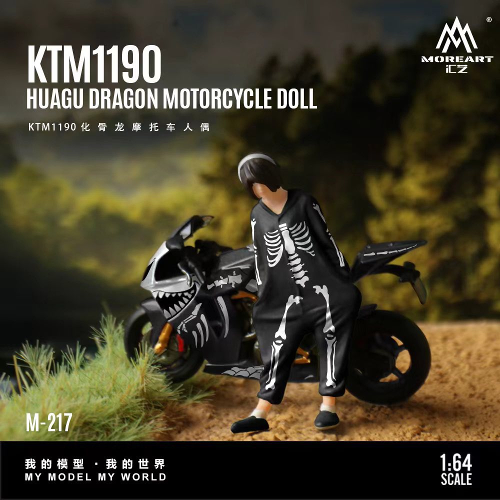 KTM1190 化骨龍摩托車人偶