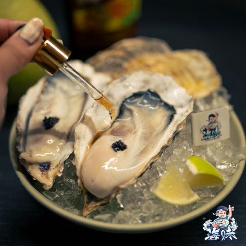 【七月限定全館免運・買就贈送生蠔刀】微醺海鮮饗宴組合（生蠔/干貝/鮭魚/蝦子混搭組）