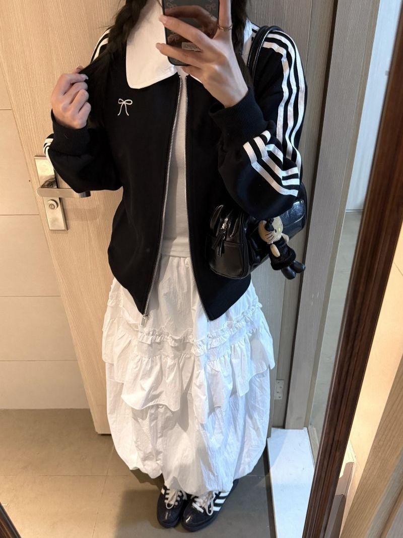 ꒰韓系三條復古蝴蝶結翻領外套꒱