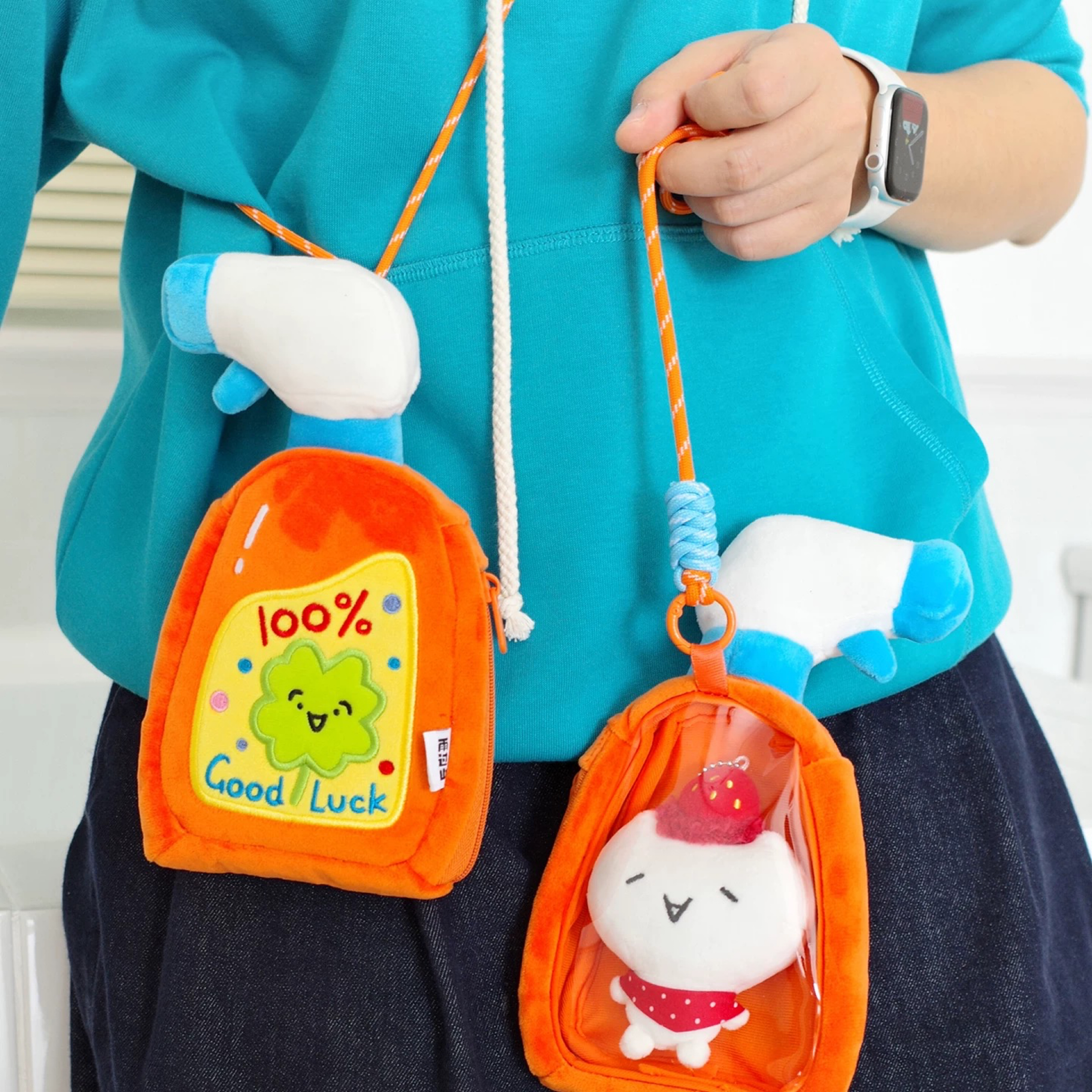 好運噴霧娃包/零錢包（含背袋）《預購》