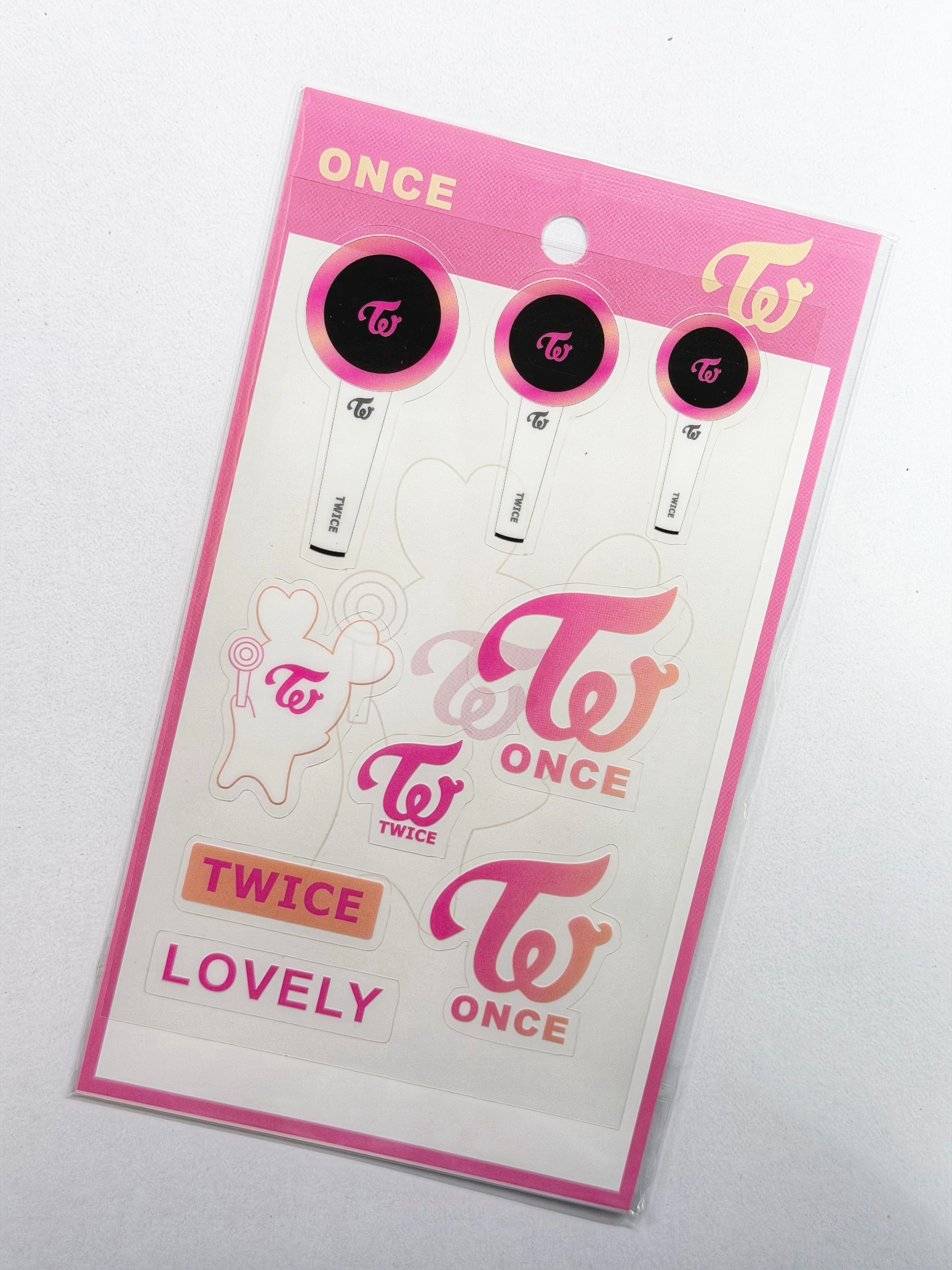 ＜TWICE＞ Candy Bong + Logo 貼紙