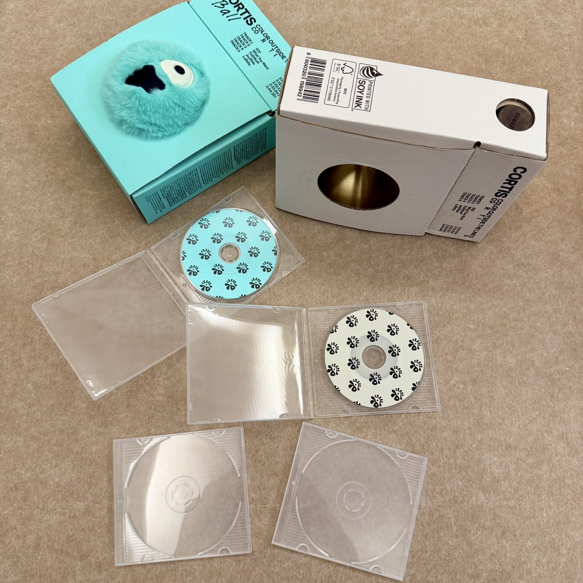 高質感 透明 8cm 小CD 收納盒