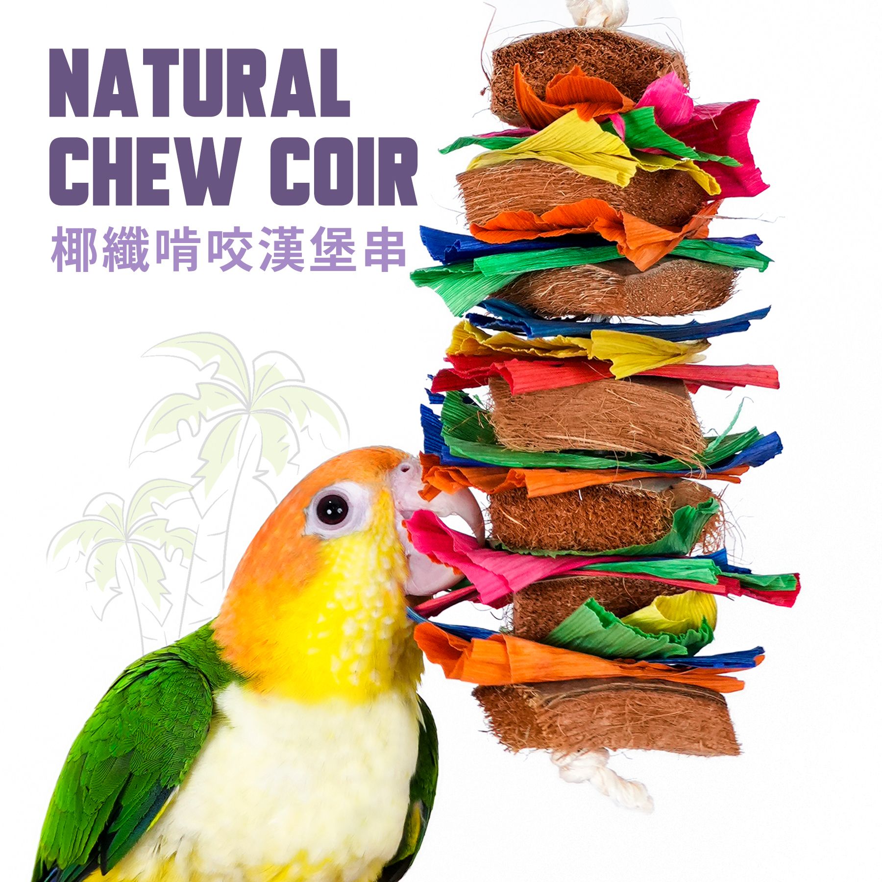 FN-L｜椰纖啃咬漢堡串