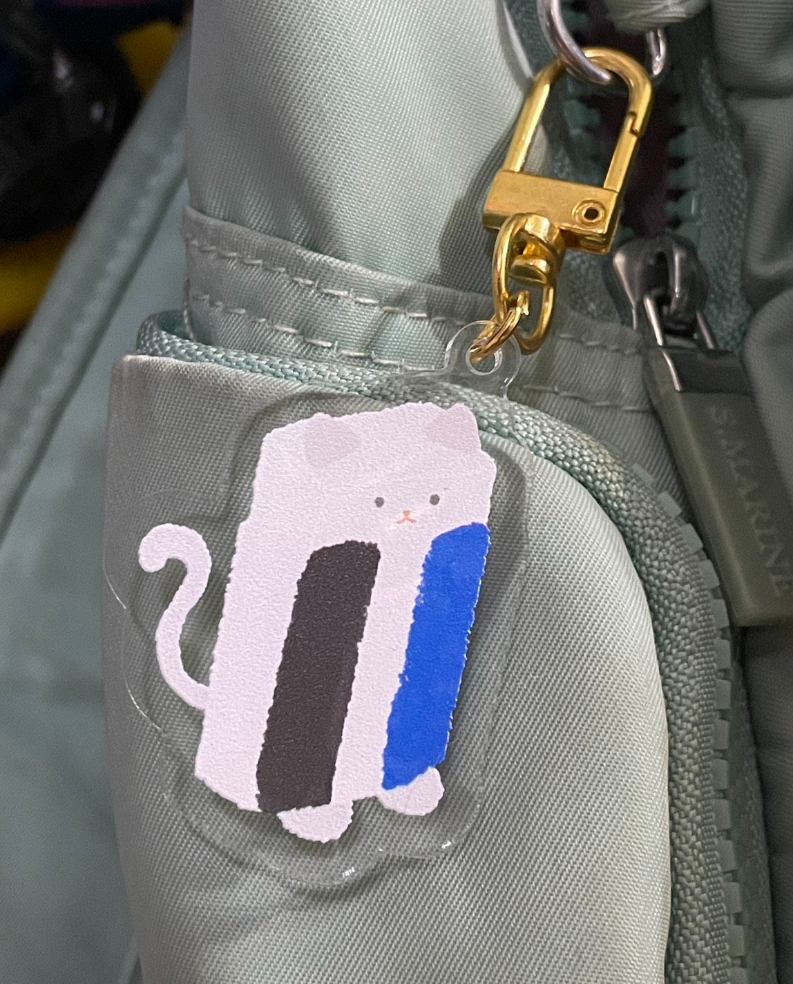 橡皮擦貓貓鑰匙圈