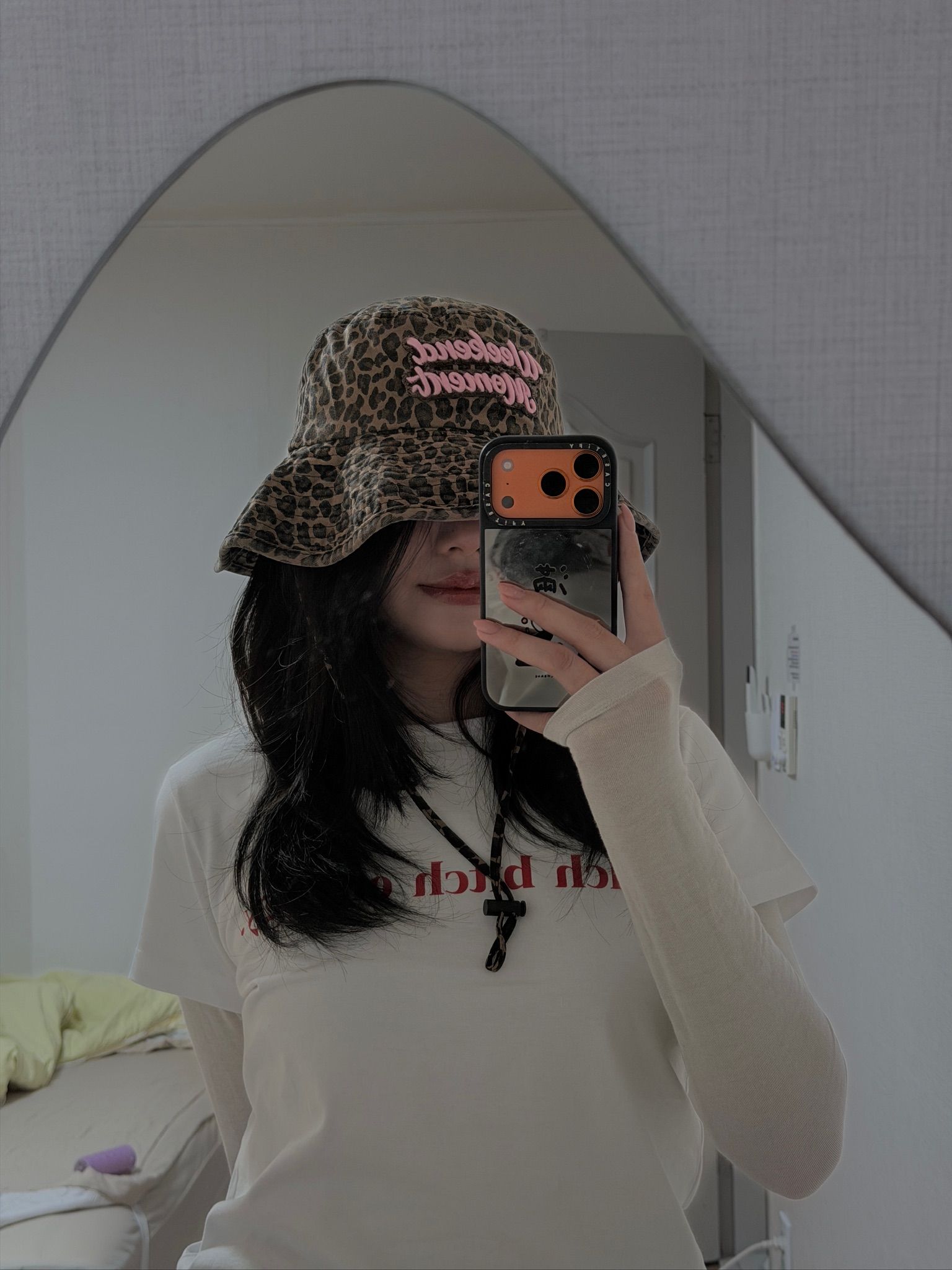 A41*辣妹海灘必備豹紋帽