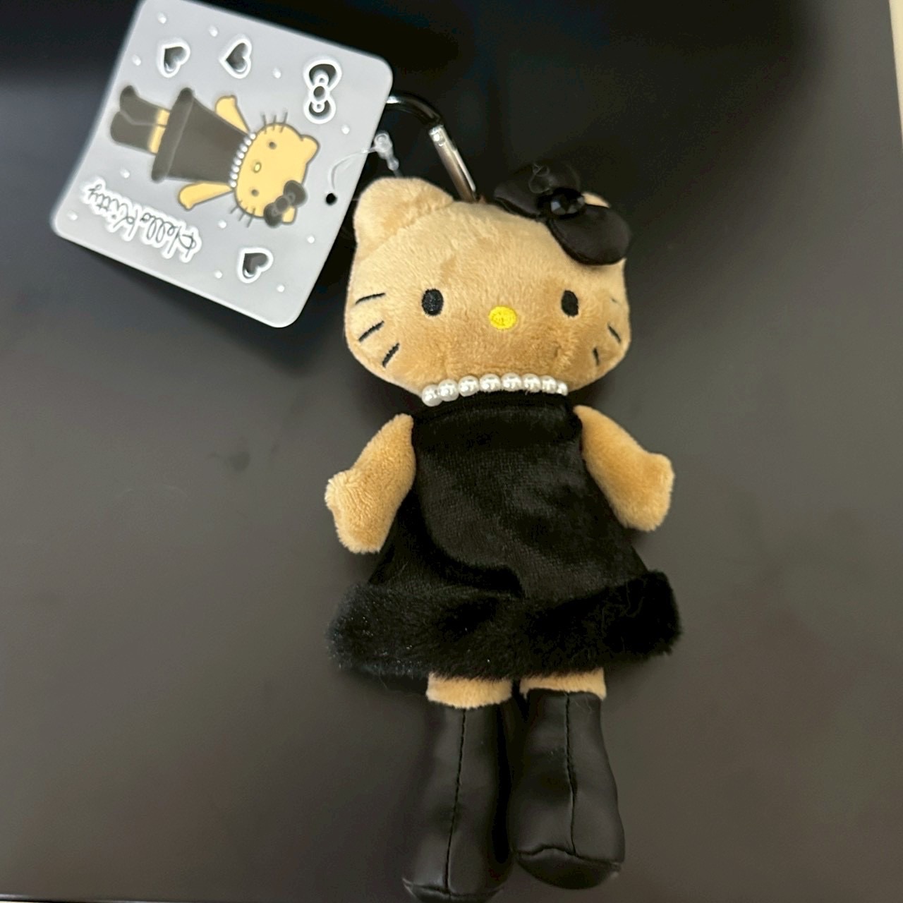 珍珠款黑皮長腿kitty