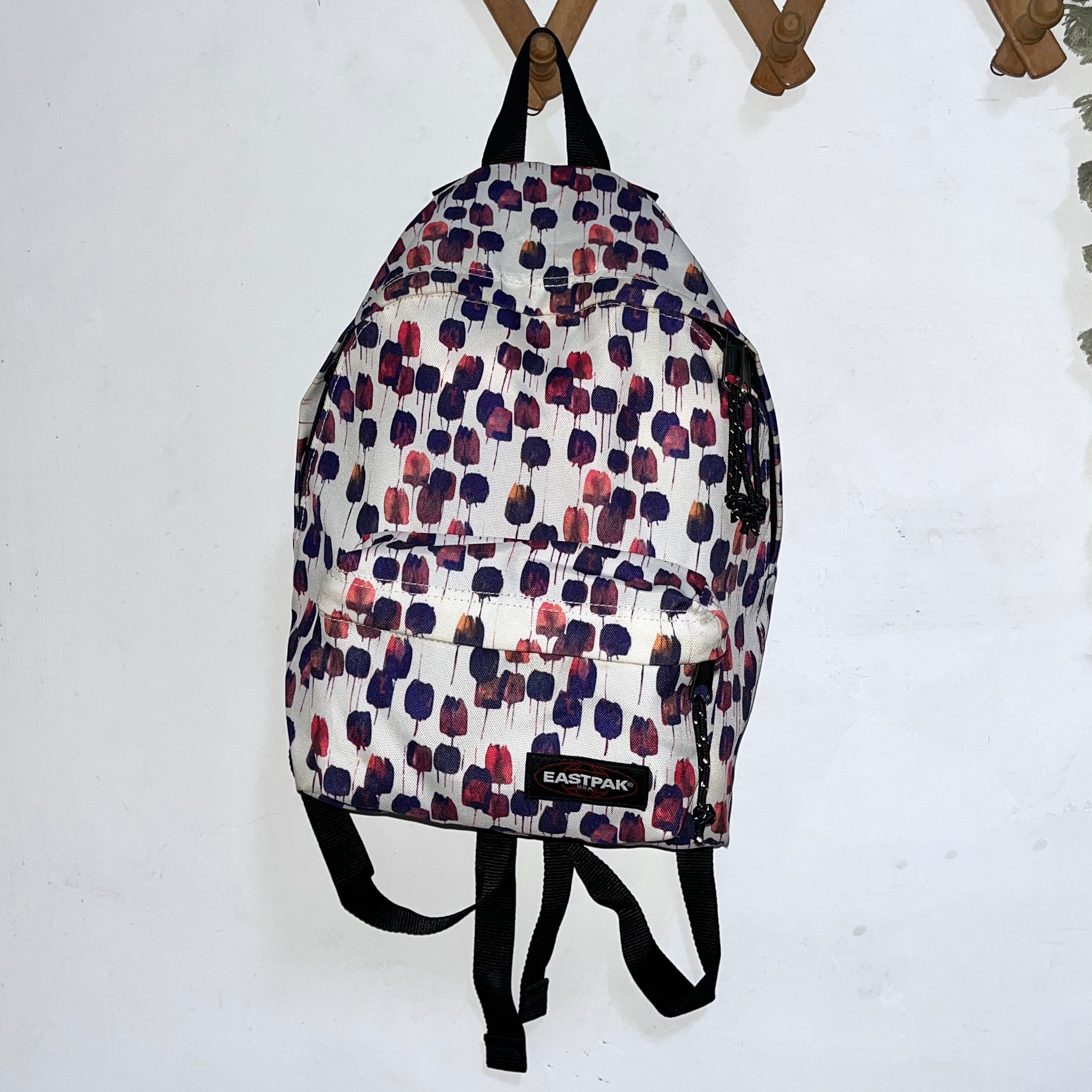 EASTPAK Padded Park Flow Pink 粉色印花後背包