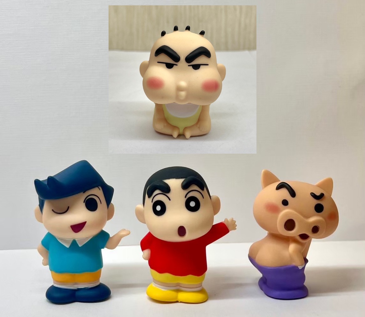蠟筆小新軟膠公仔