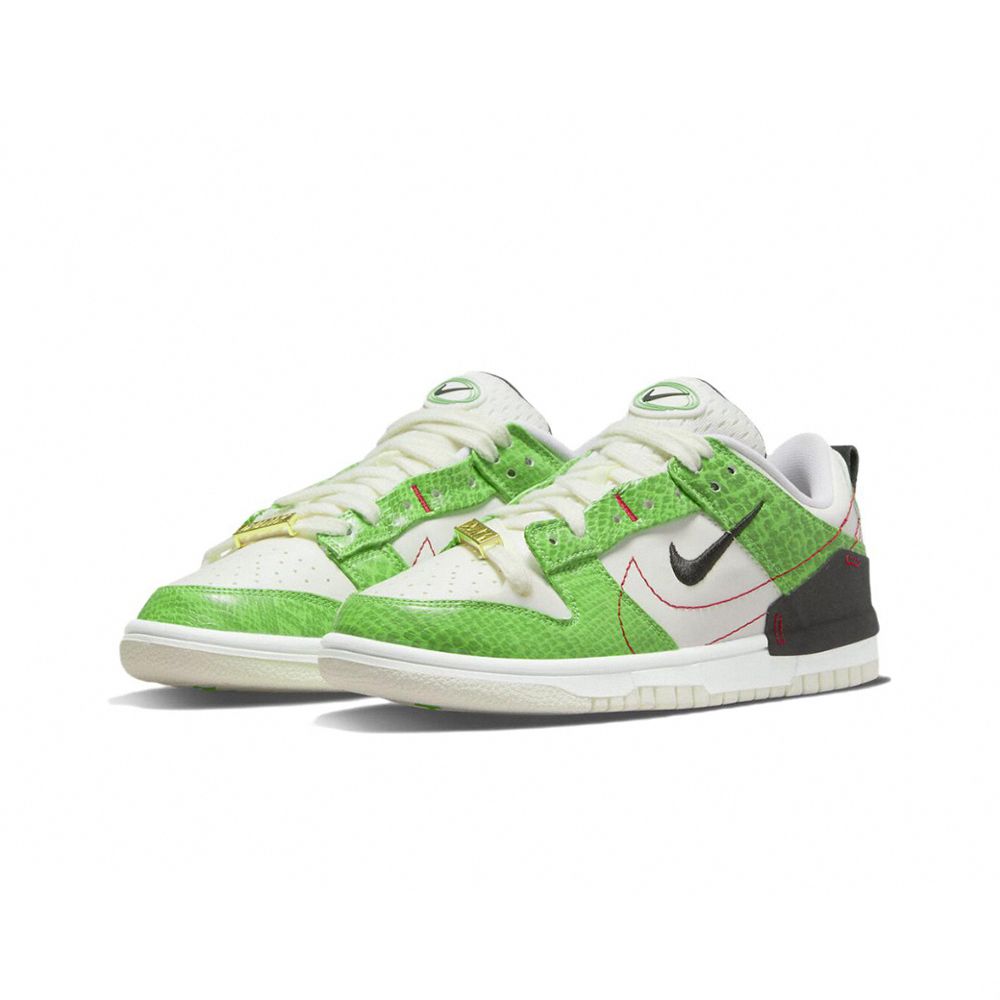 W Nike Dunk Low Disrupt 2 白綠 蛇紋 DV1491-101