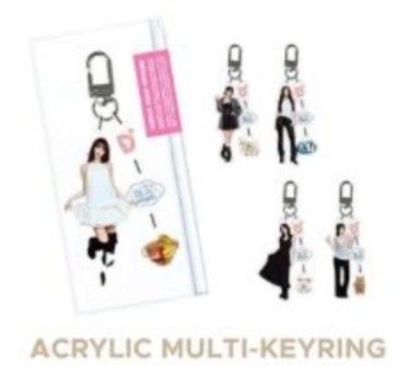 ACRYLIC MULTI-KEYRING 壓克力鑰匙圈
