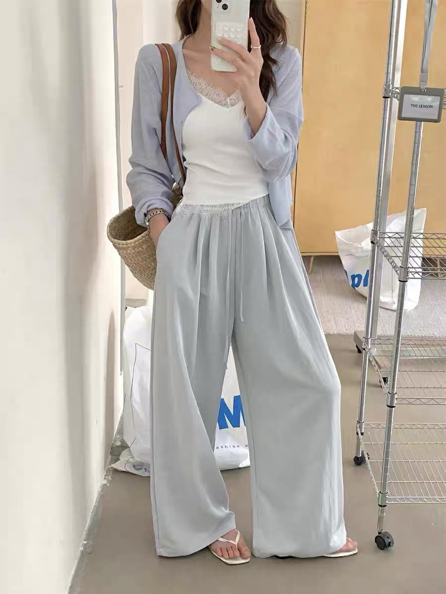 🛒舒服棉麻直筒寬褲