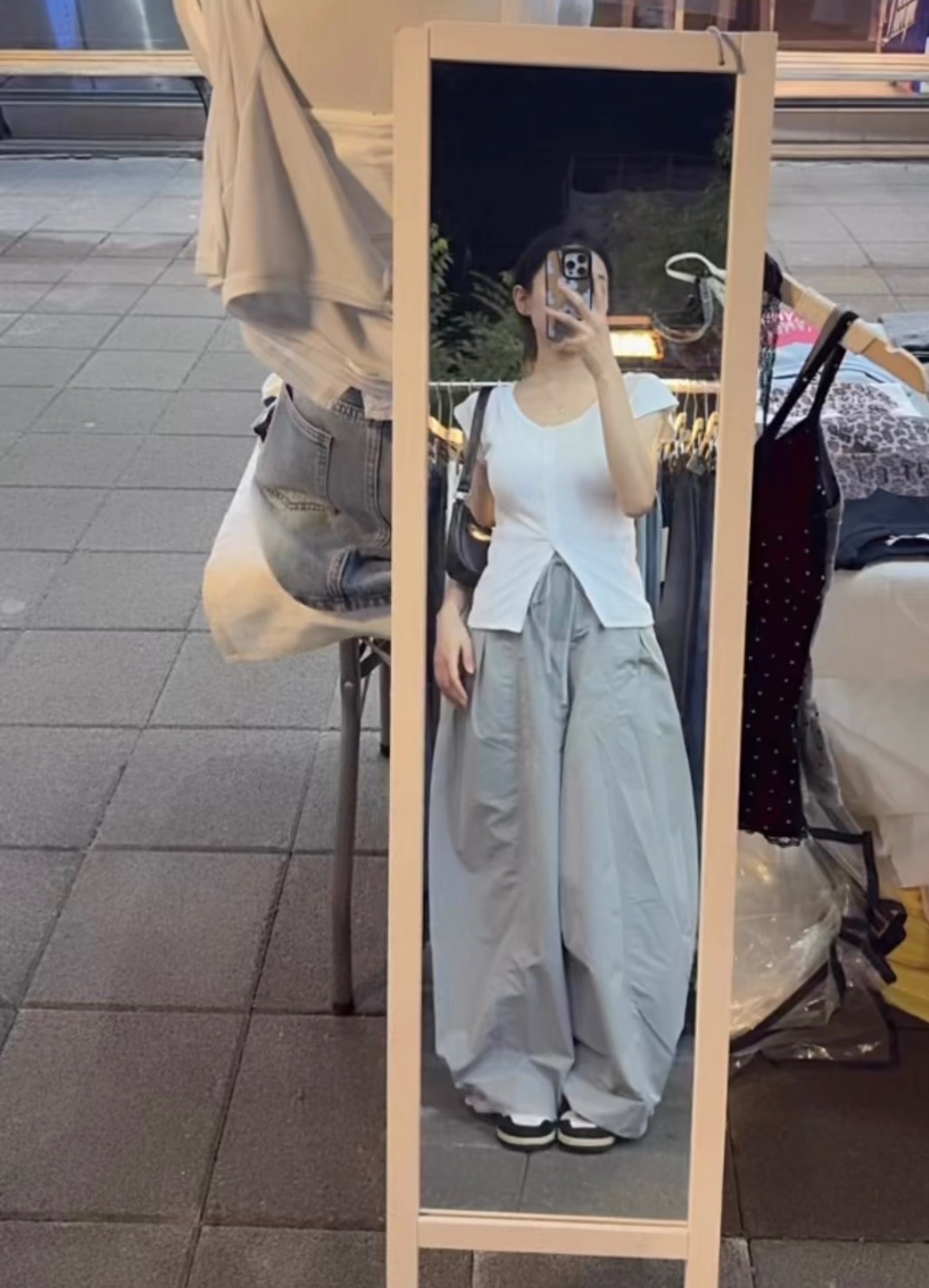 🛒慵懶感涼涼氣球褲