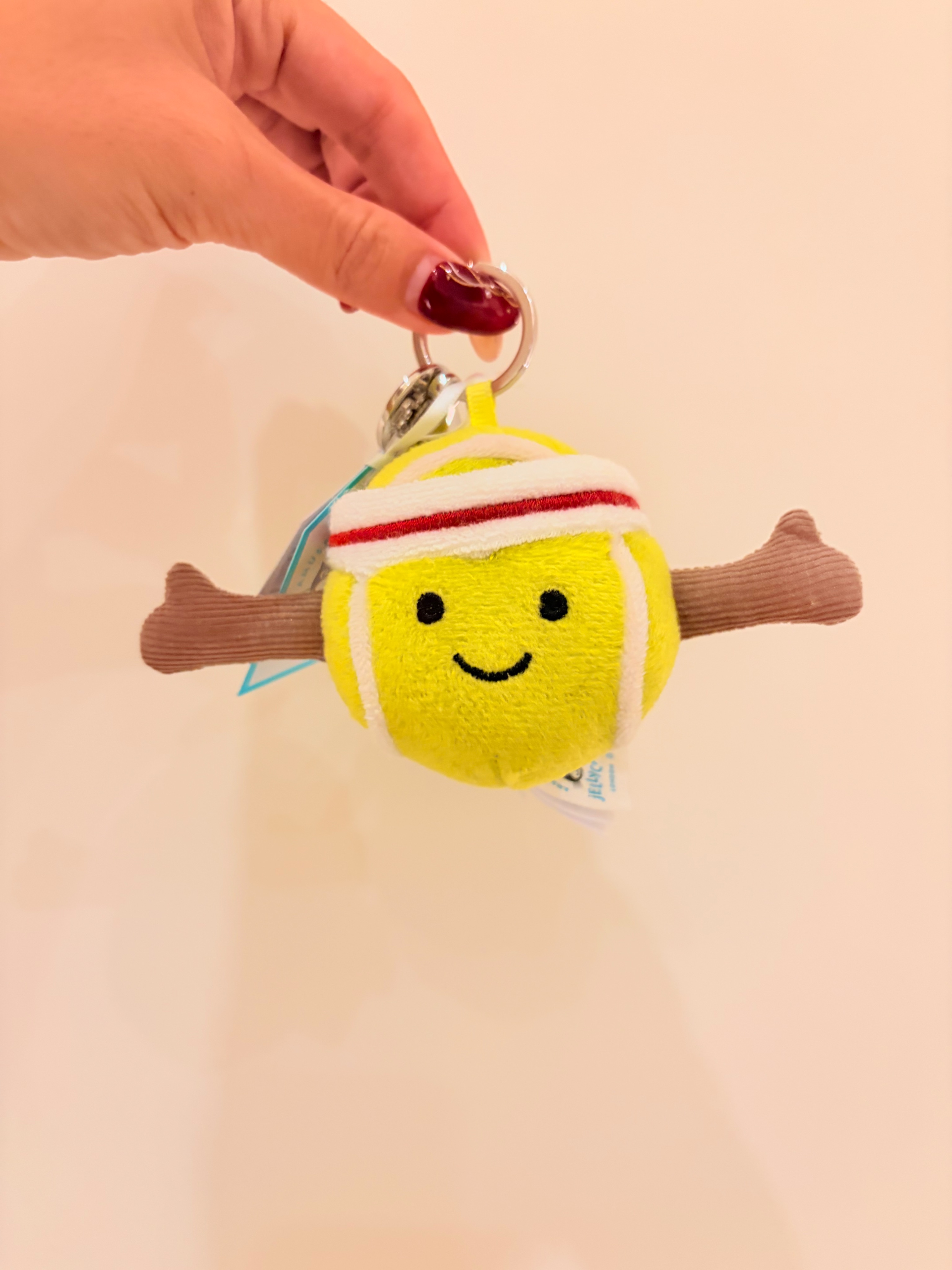 Jellycat 網球吊飾 Amuseables Sports Tennis Bag Charm