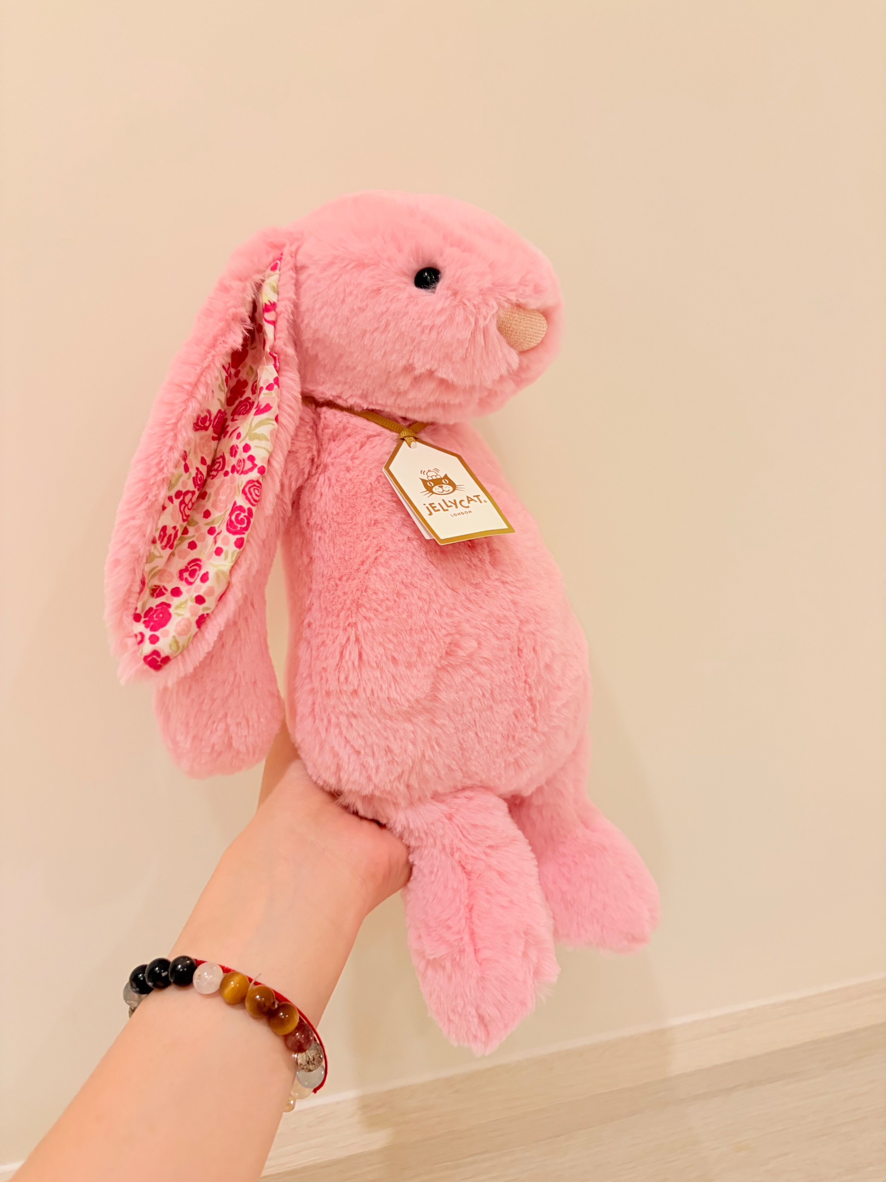 Jellycat 2026新品 金標芙珞馨邦尼兔 Blushkin Blossom Luxe Bunny