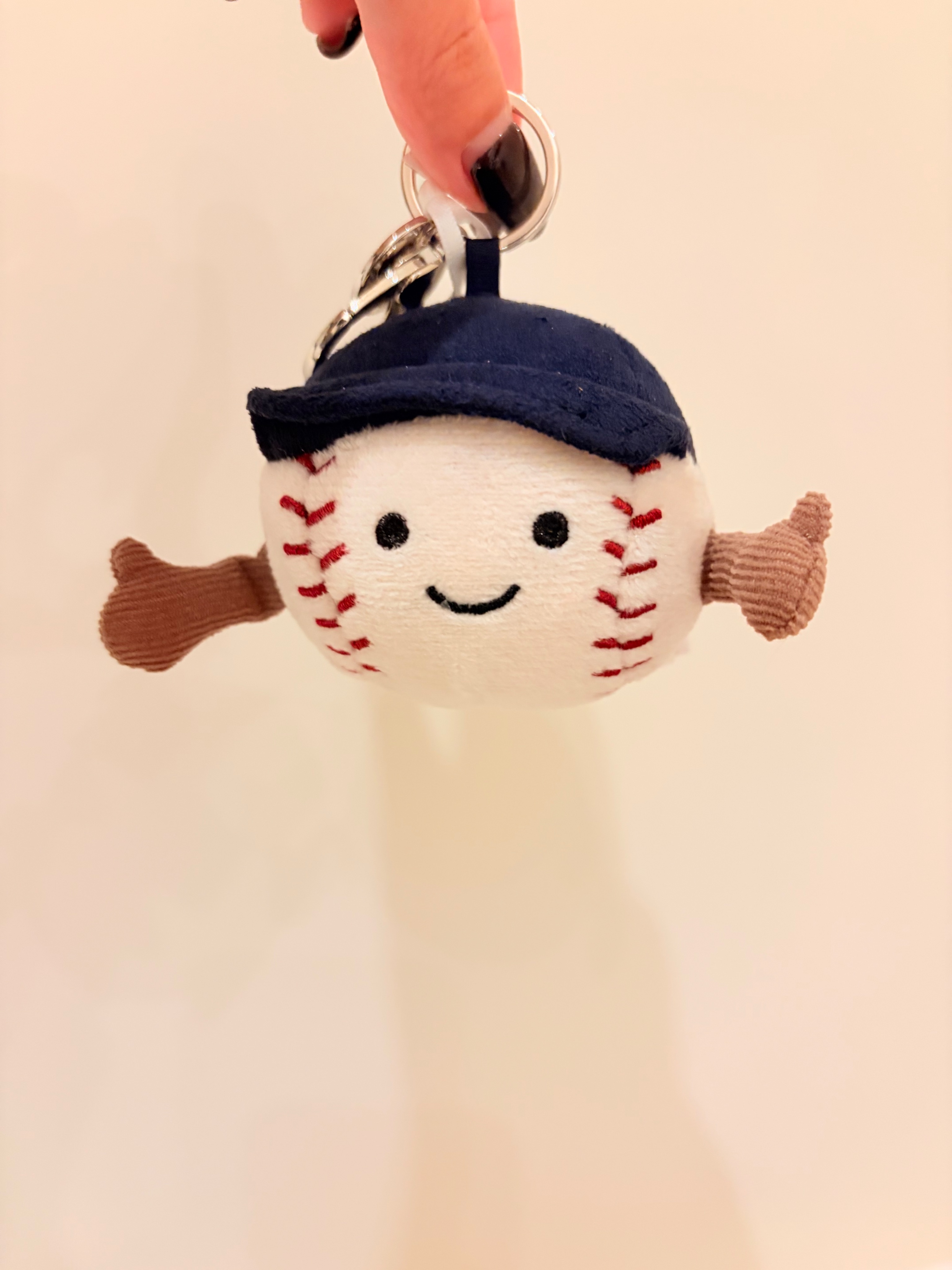 （已絕版）Jellycat 棒球吊飾 Amuseables Sports Baseball Bag Charm