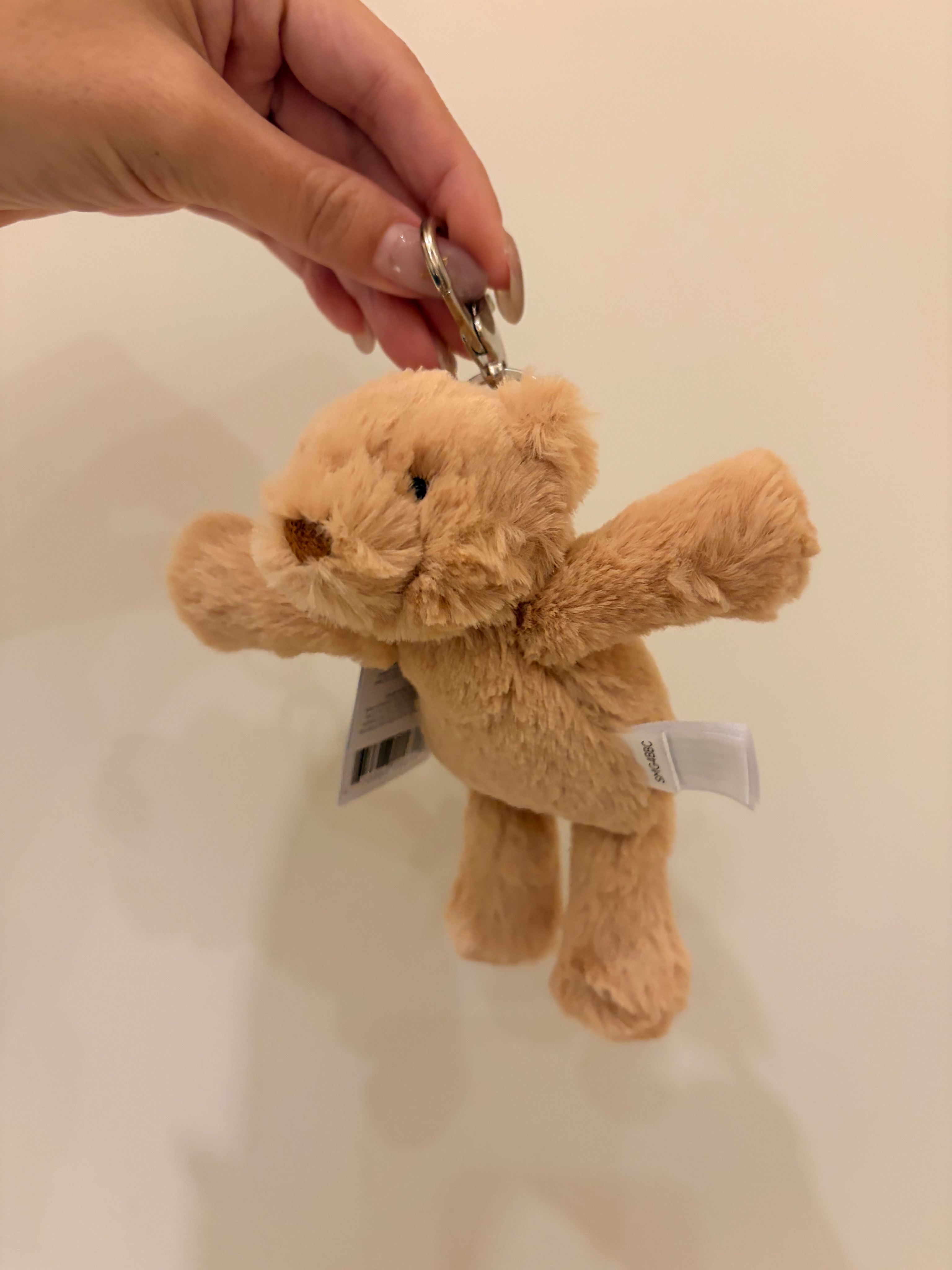 （已絕版）Jellycat 史瑪吉小熊吊飾 Smudge Bear Bag Charm