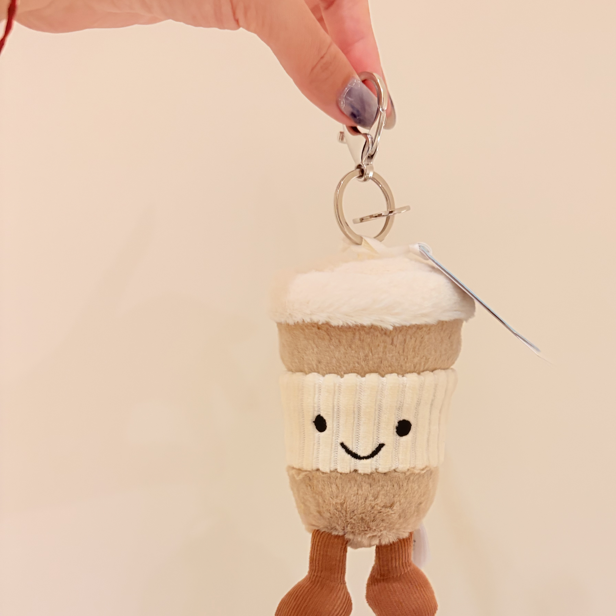 Jellycat 拿鐵吊飾 Amuseables Coffee-To-Go Bag Charm