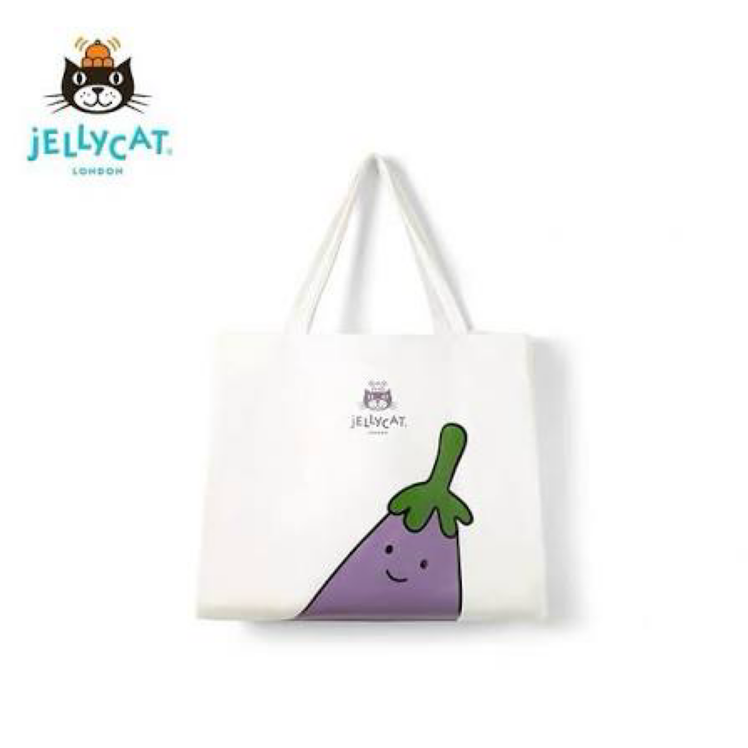 Jellycat 活潑茄子托特包