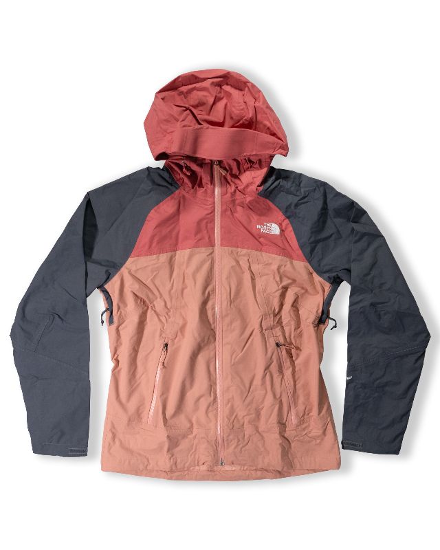 TNF北臉 0141 女 粉灰拼色 Dryvent