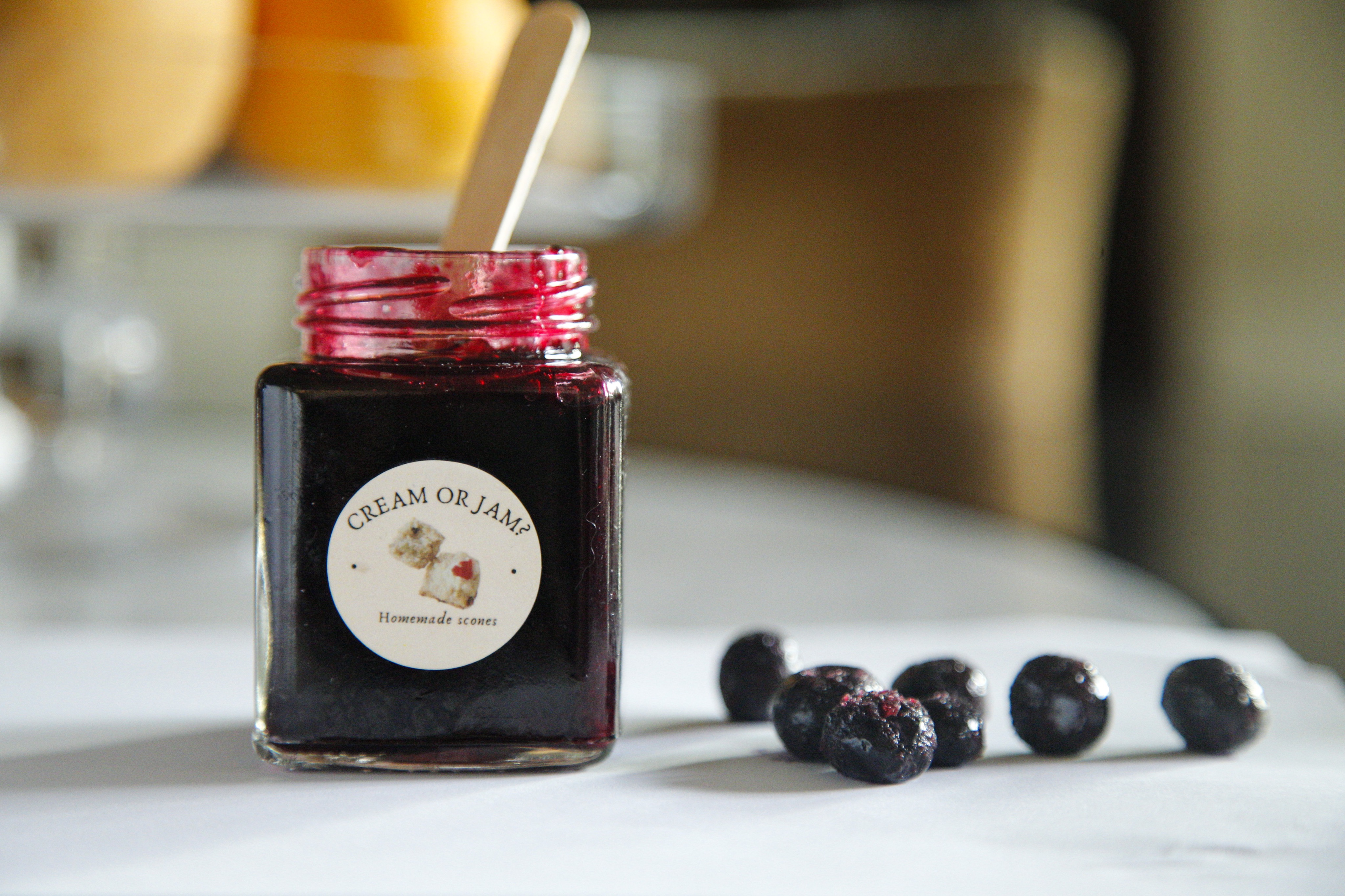 加購手工藍莓果醬