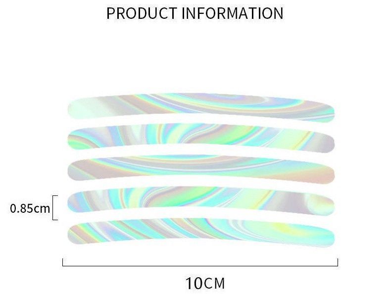 【TAI AUTO】輪框炫彩夜光貼 A62