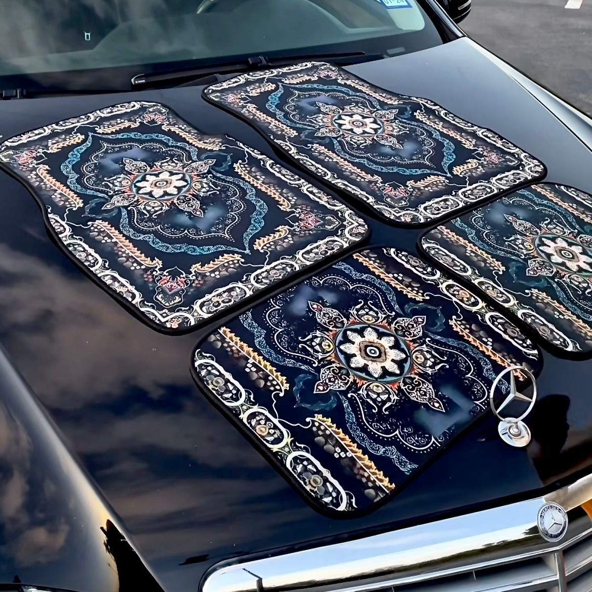 【TAI AUTO】奢華質感車用地毯 汽車腳踏墊 A116