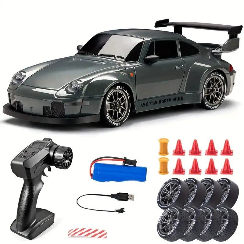🏎️《 1:24 遙控甩尾賽車 GTR 》｜A233