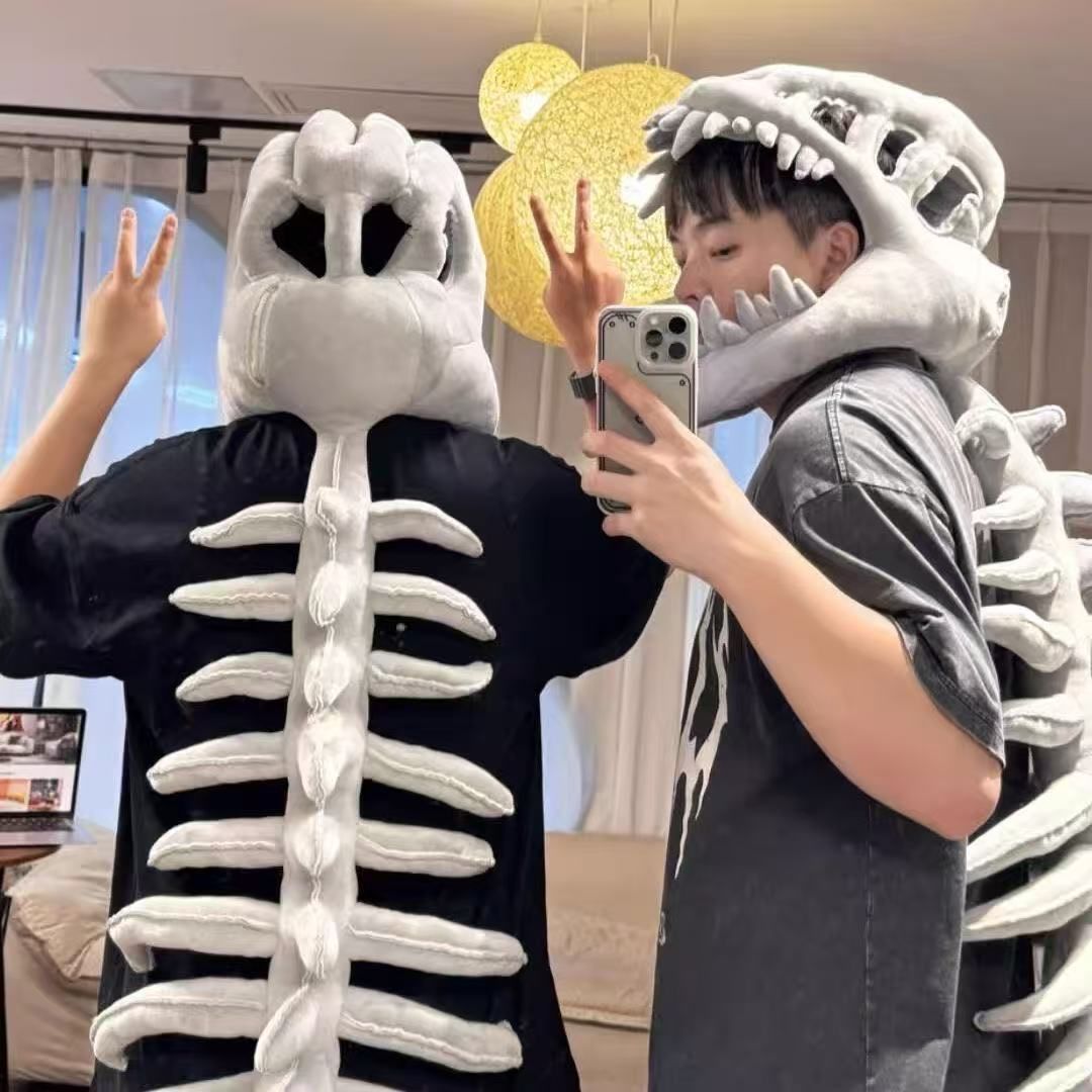 🦖《 恐龍骨架搞怪帽 》｜A234