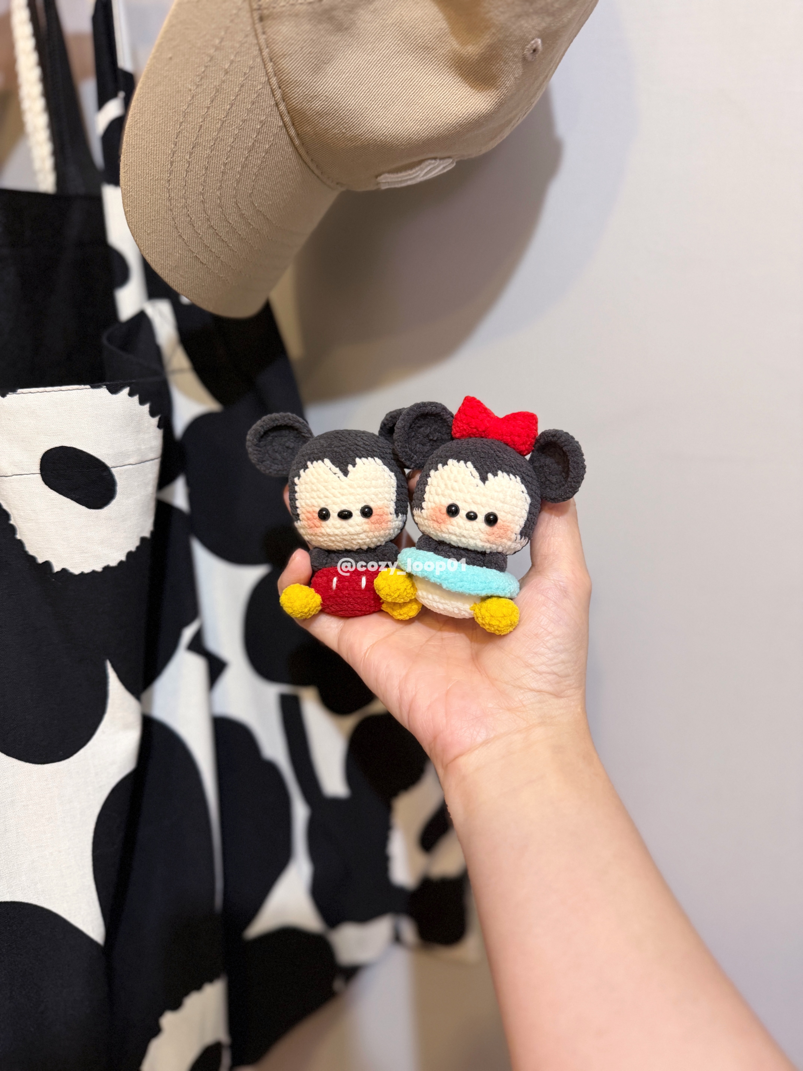 DisneyQ米奇米妮下標處