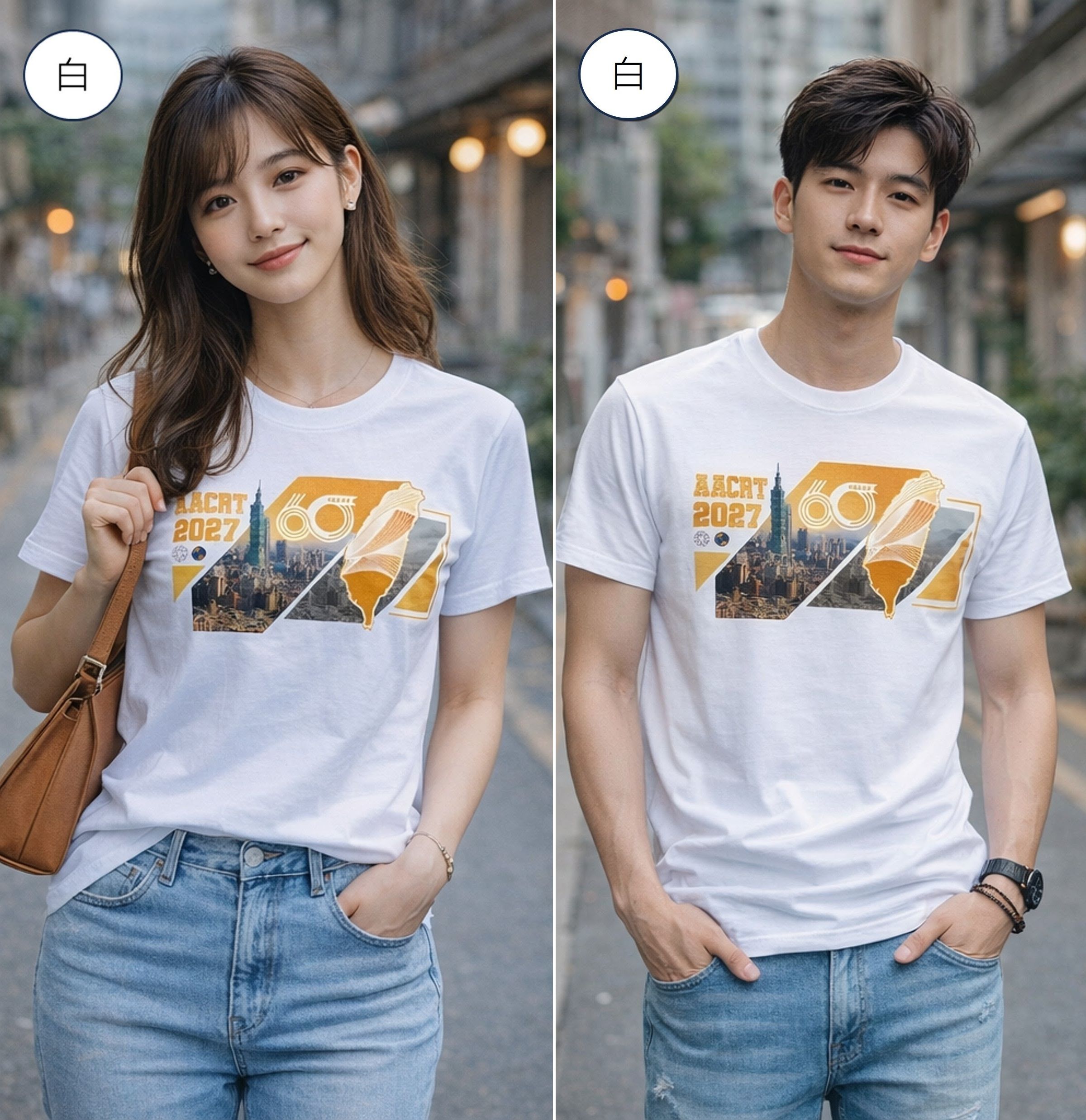 AACRT宣傳紀念T-shirt—白色