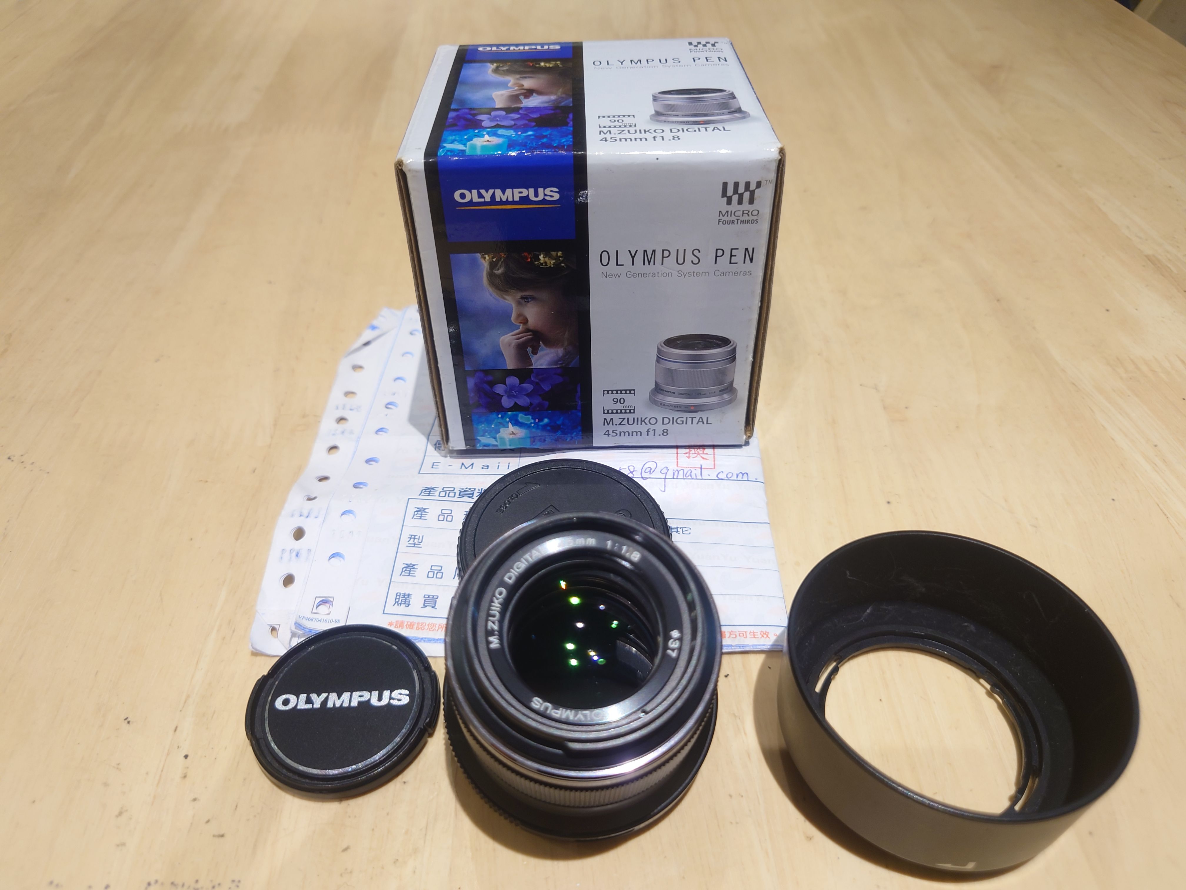 Olympus 45mm f1.8 公司貨
