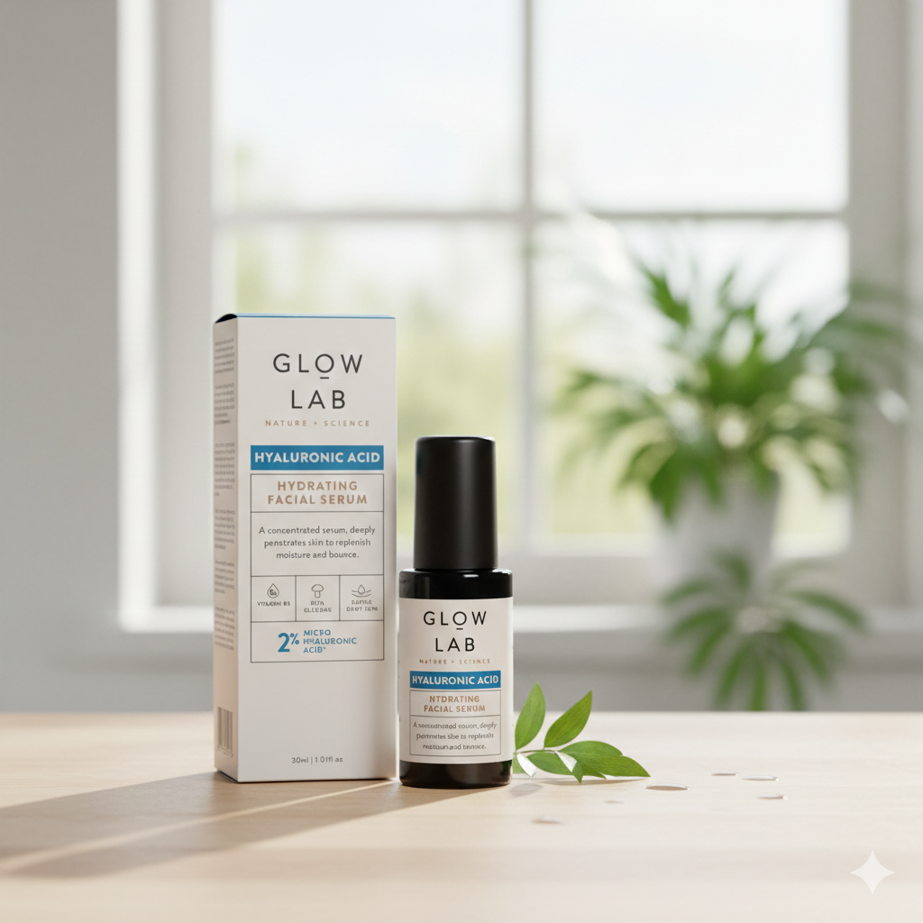 紐西蘭Glow Lab 玻尿酸保濕臉部精華液 30ml
