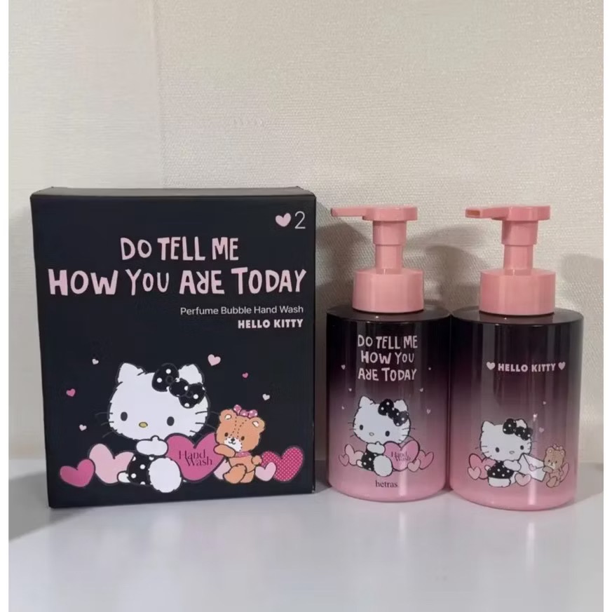 Hetras × HELLO KITTY 聯名洗手慕斯515ml*2入組