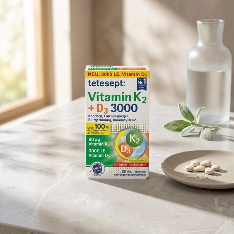 德國tetesept 維生素K2+D3 維他命D3 30入
