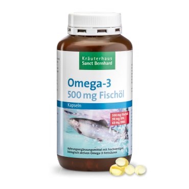 Sanct Bernhard 百年草本老店 魚油500毫克錠 Omega （400錠）