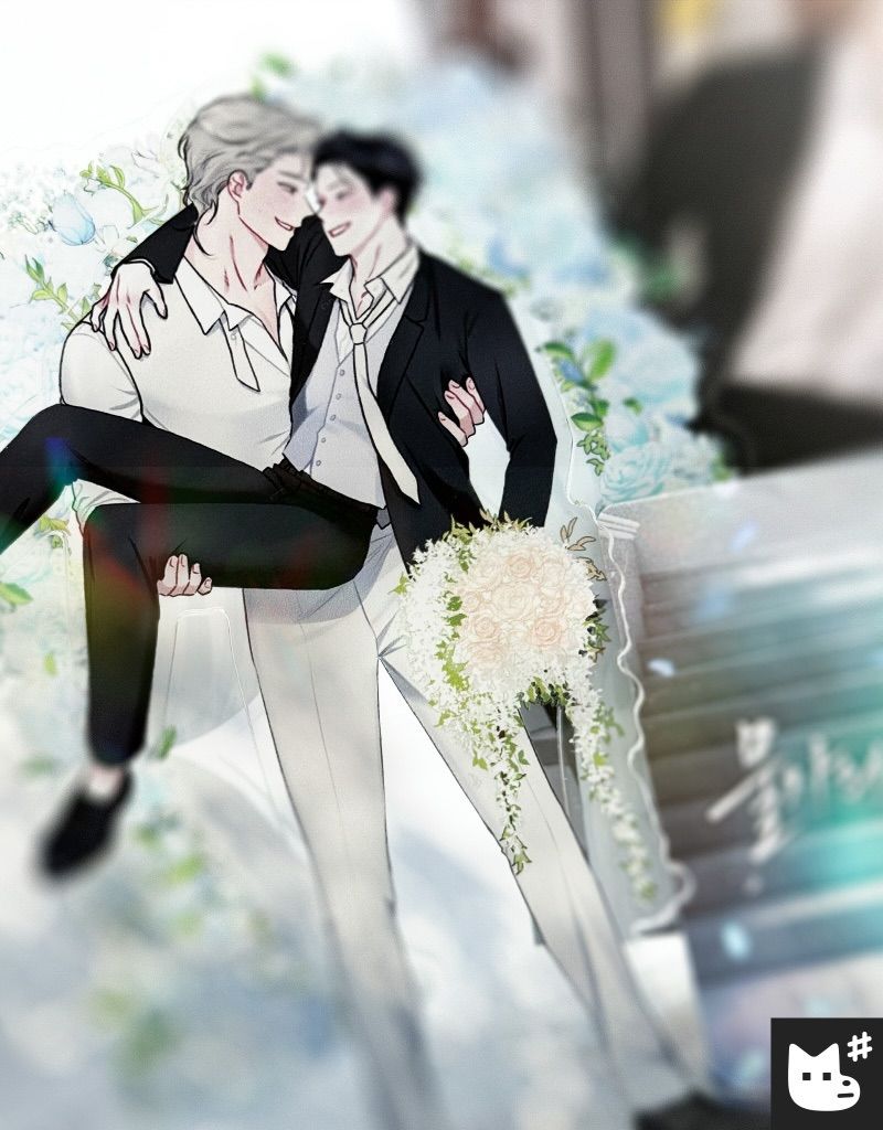 水邊之夜結婚立牌