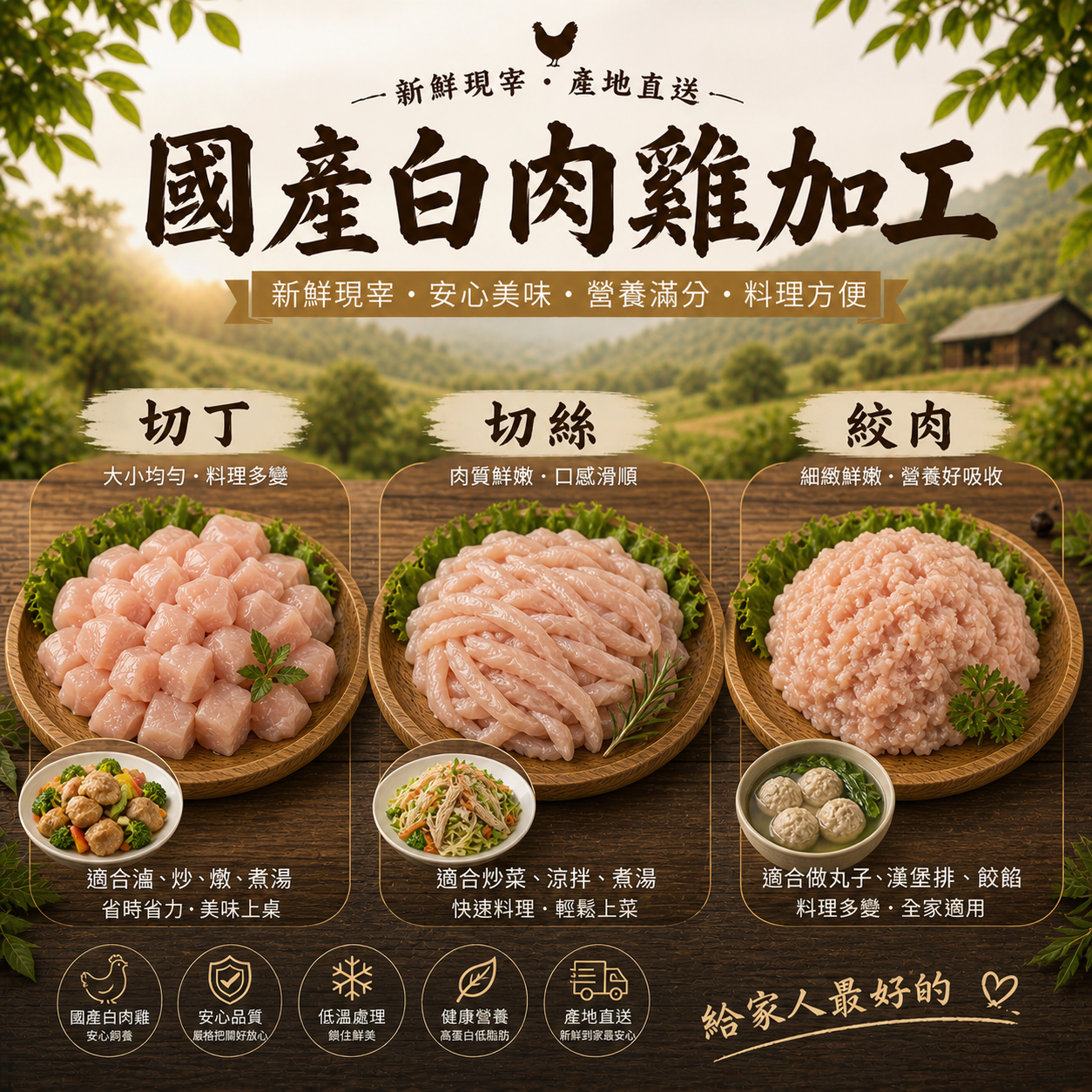 國產肉雞 加工