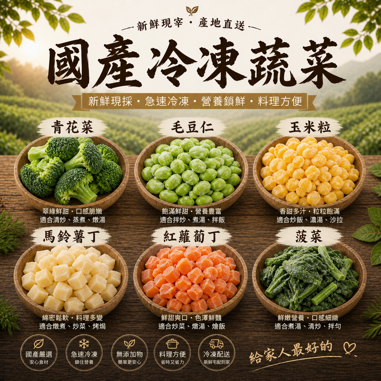 冷凍蔬菜