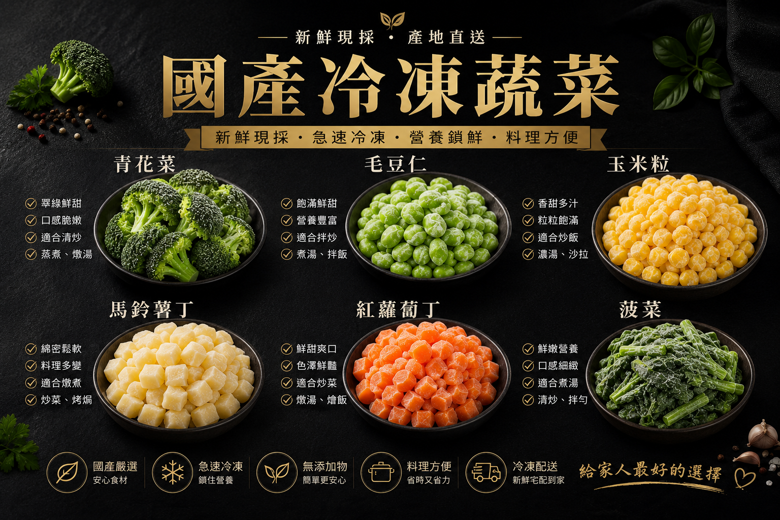 冷凍蔬菜
