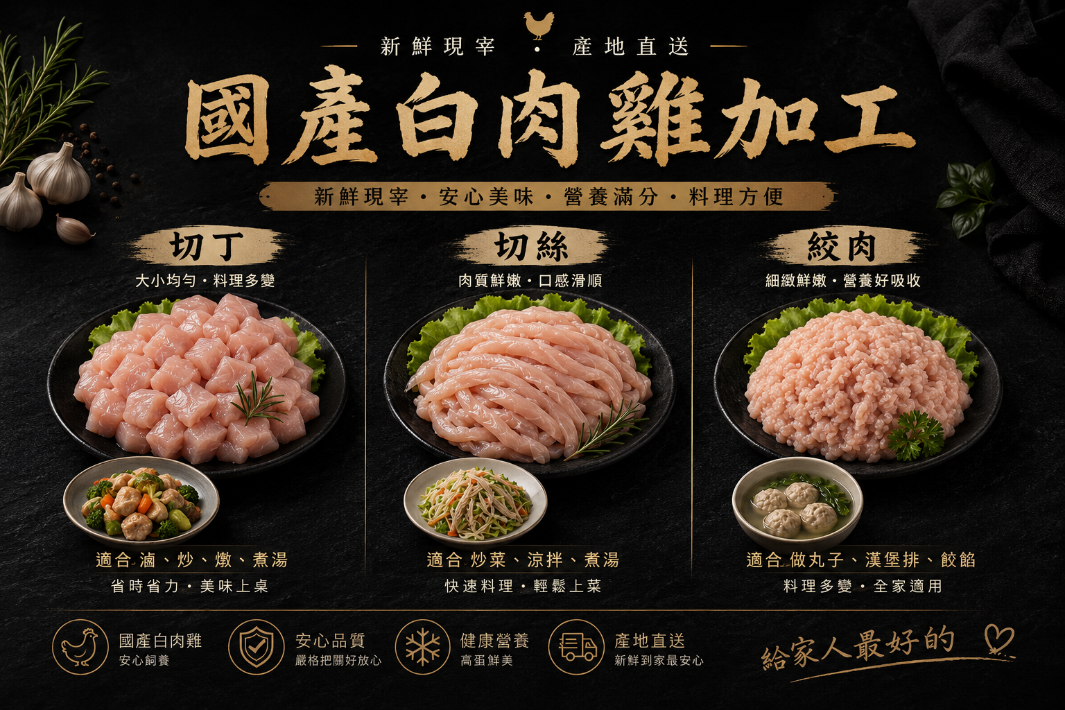 國產肉雞 加工