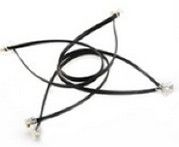 14204 6P6C RJ25 Cable 35cm （4-Pack）