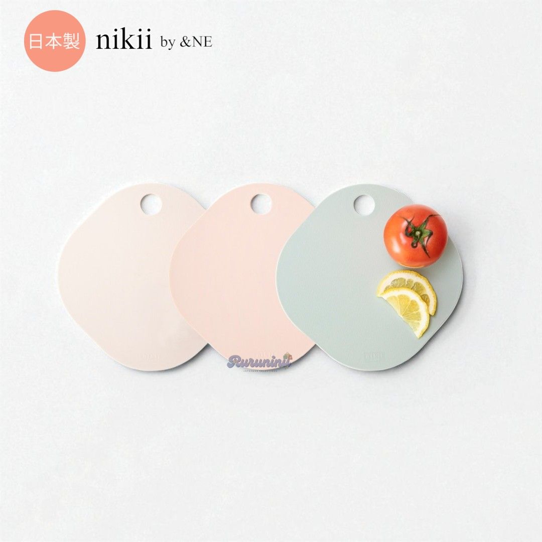（現貨）＆NE馬卡龍抗菌小砧板組-3色入 /露營可用/方便攜帶 日本直送