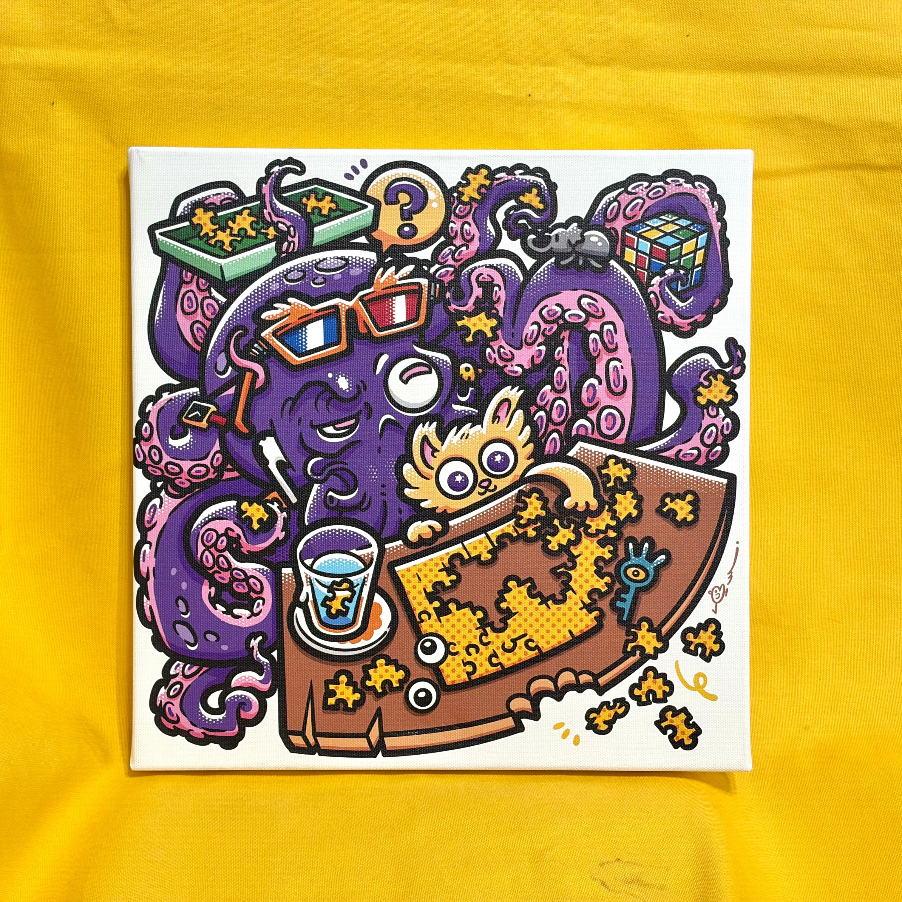 節慶系列無框畫（印刷錯位）